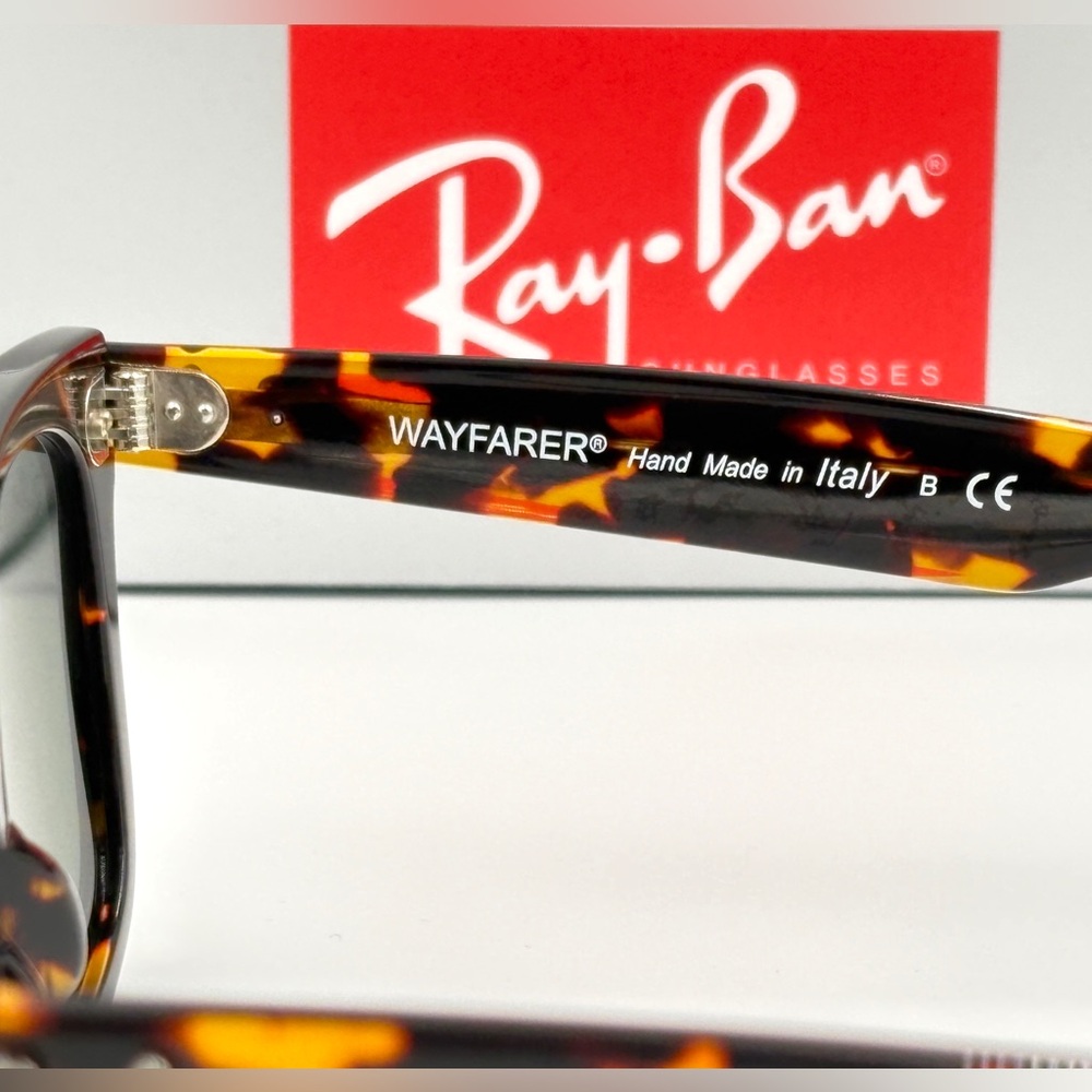 Ray-Ban RB2140 902 Tortoise Green G-15 50mm 50-150 w/Case and box with tag - Picture 12 of 14
